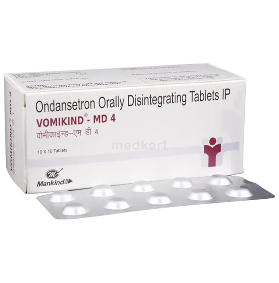 vomikind md 4mg tablet 10's